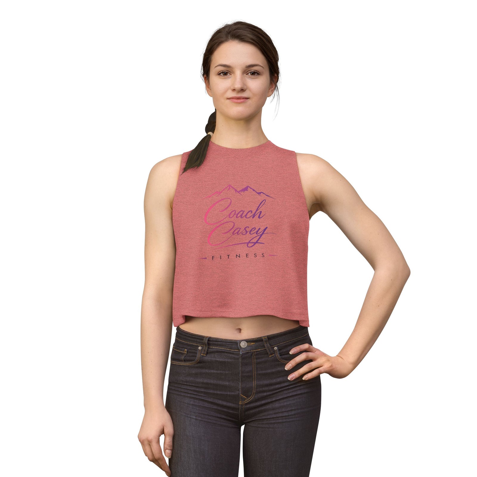 Coach Casey Fitness Cropped T-Shirt — Women's Athletic Casual Tee
