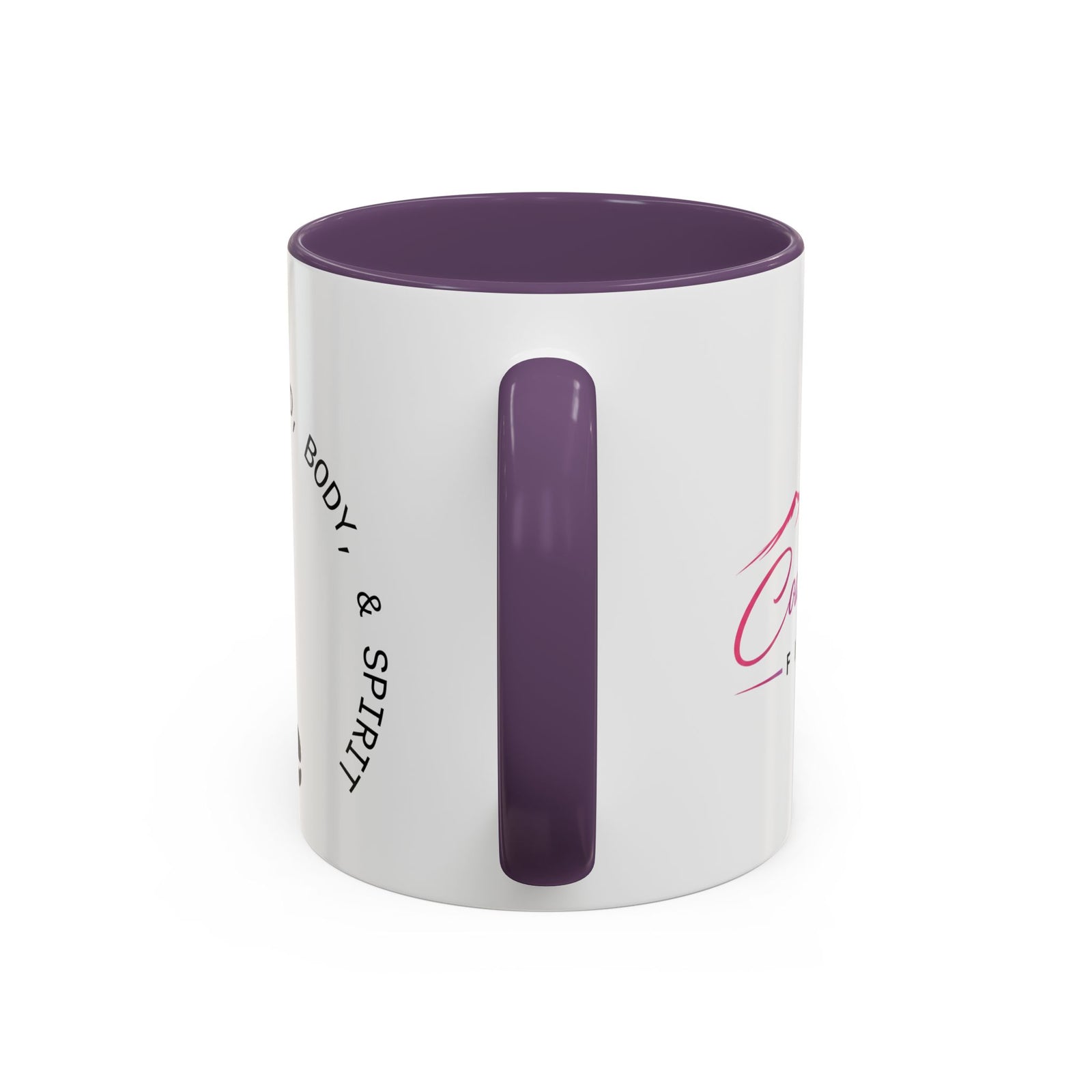 Coach Casey Fitness Accent Coffee Mug — Motivational Workout Coffee Cup (11/15oz)
