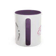 Coach Casey Fitness Accent Coffee Mug — Motivational Workout Coffee Cup (11/15oz)
