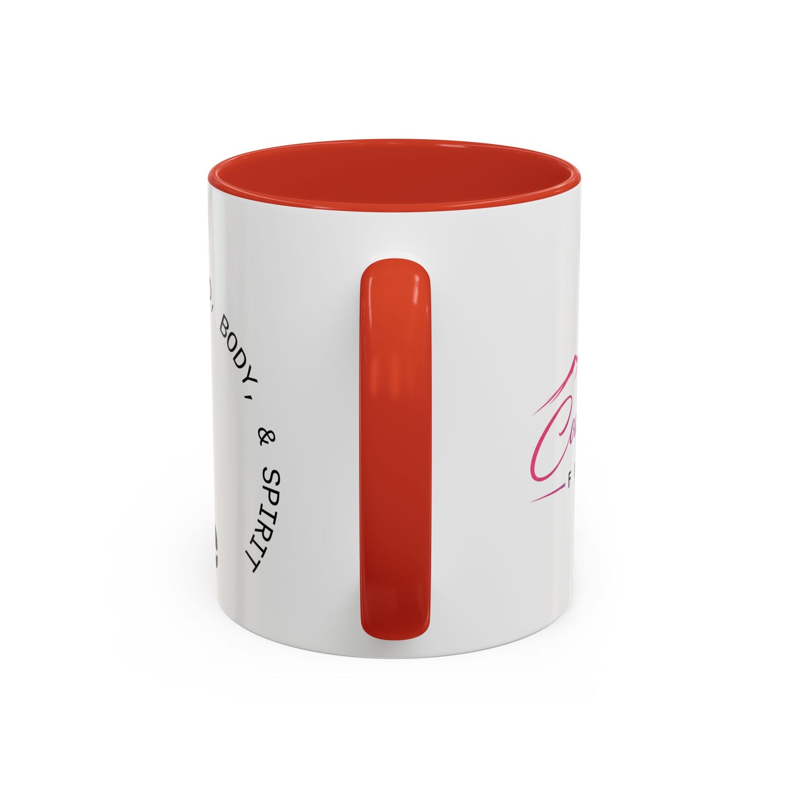 Coach Casey Fitness Accent Coffee Mug — Motivational Workout Coffee Cup (11/15oz)