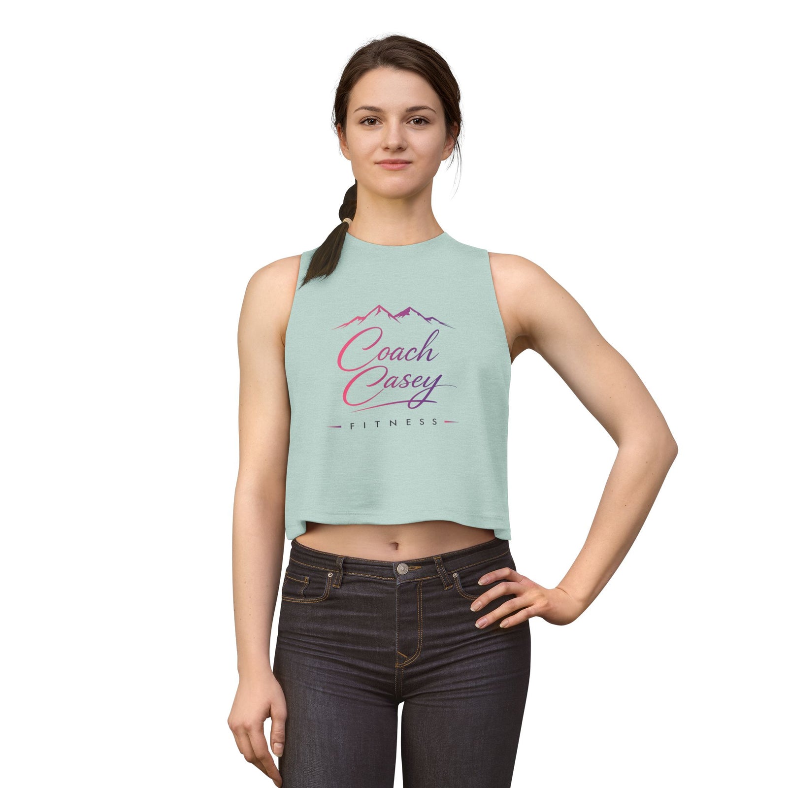 Coach Casey Fitness Cropped T-Shirt — Women's Athletic Casual Tee