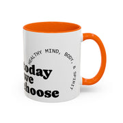 Coach Casey Fitness Accent Coffee Mug — Motivational Workout Coffee Cup (11/15oz)