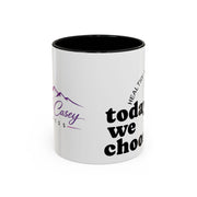 Coach Casey Fitness Accent Coffee Mug — Motivational Workout Coffee Cup (11/15oz)