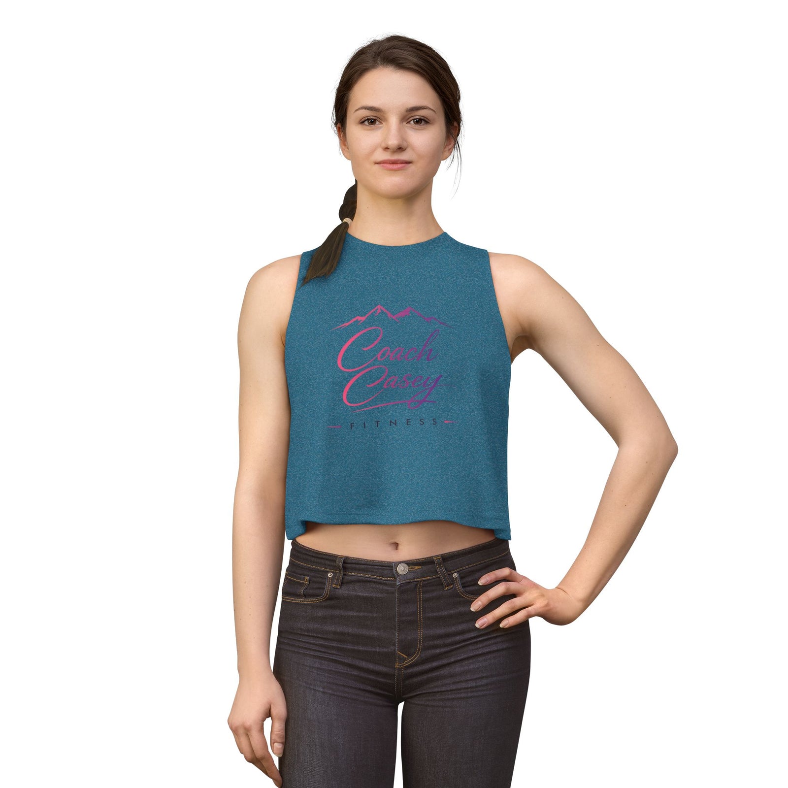 Coach Casey Fitness Cropped T-Shirt — Women's Athletic Casual Tee