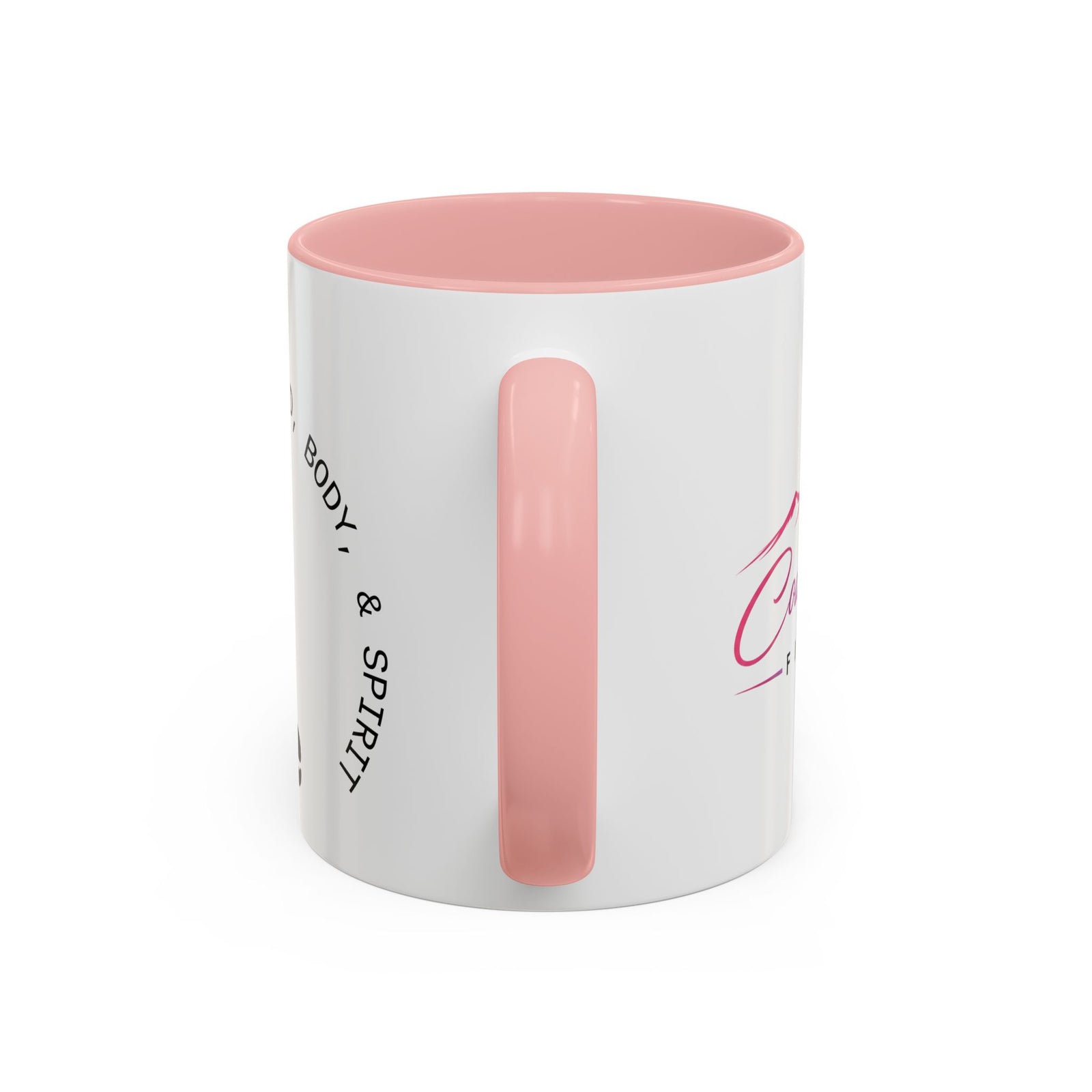 Coach Casey Fitness Accent Coffee Mug — Motivational Workout Coffee Cup (11/15oz)