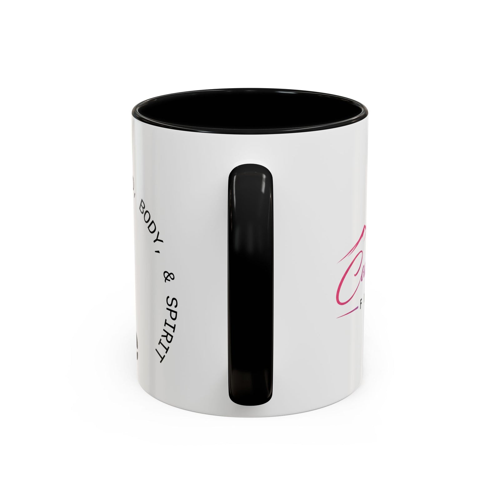 Coach Casey Fitness Accent Coffee Mug — Motivational Workout Coffee Cup (11/15oz)
