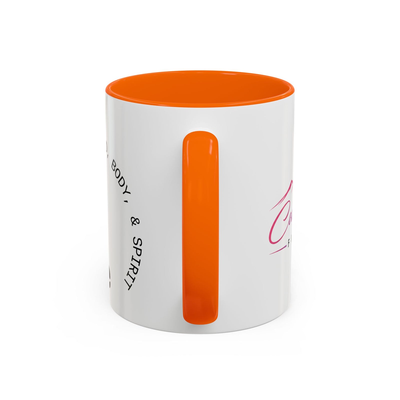 Coach Casey Fitness Accent Coffee Mug — Motivational Workout Coffee Cup (11/15oz)
