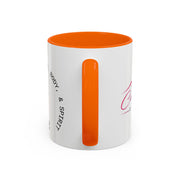 Coach Casey Fitness Accent Coffee Mug — Motivational Workout Coffee Cup (11/15oz)
