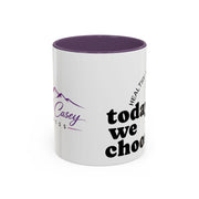 Coach Casey Fitness Accent Coffee Mug — Motivational Workout Coffee Cup (11/15oz)