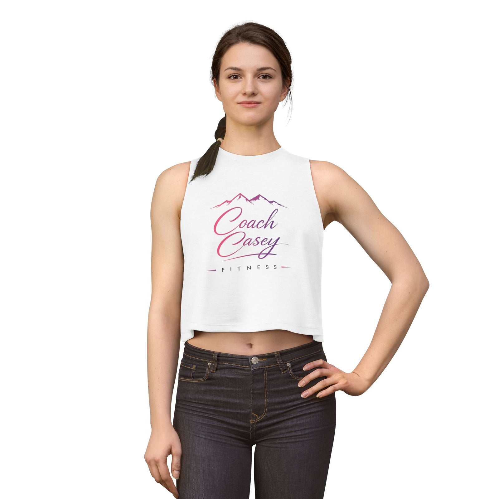 Coach Casey Fitness Cropped T-Shirt — Women's Athletic Casual Tee
