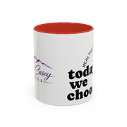 Coach Casey Fitness Accent Coffee Mug — Motivational Workout Coffee Cup (11/15oz)