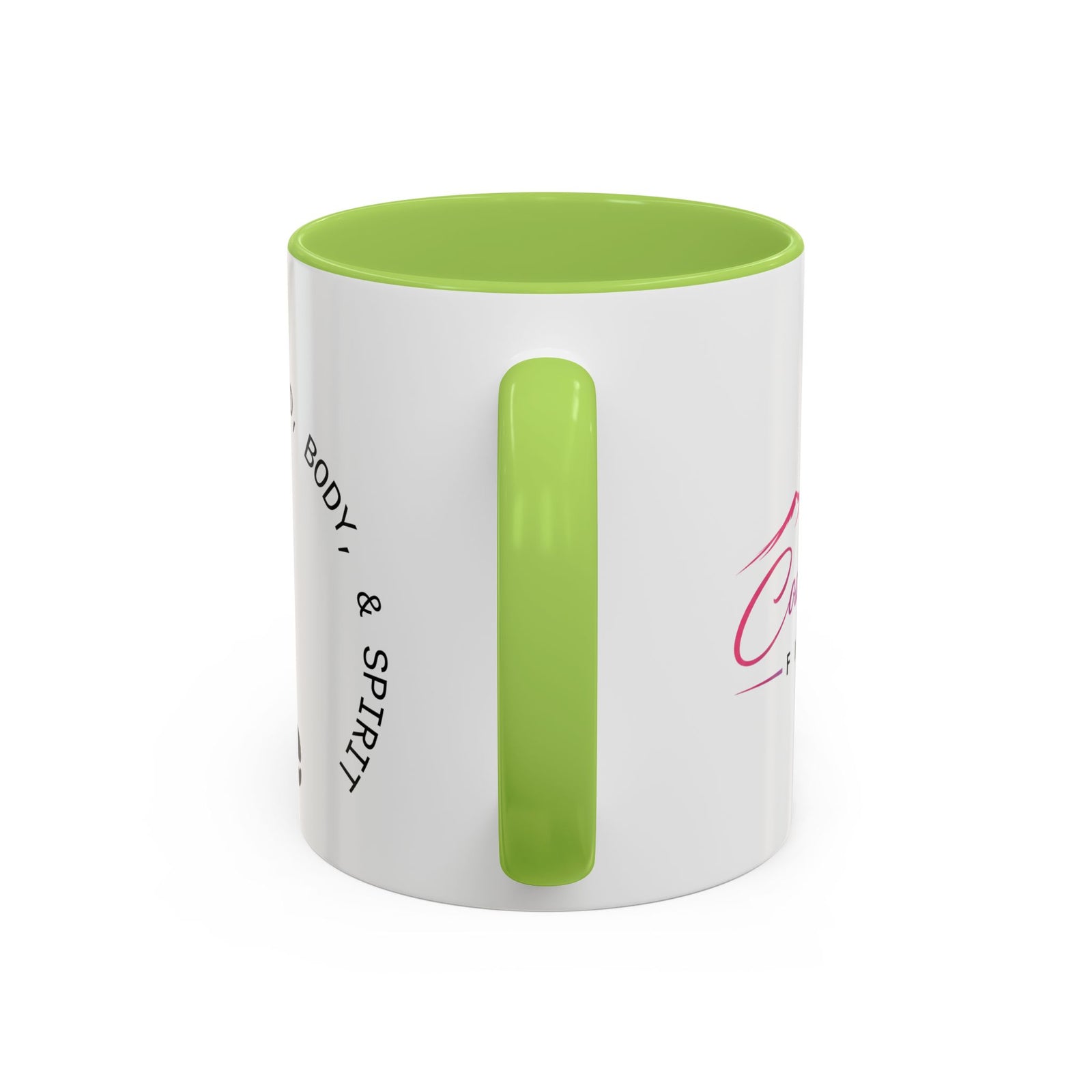 Coach Casey Fitness Accent Coffee Mug — Motivational Workout Coffee Cup (11/15oz)