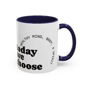 Coach Casey Fitness Accent Coffee Mug — Motivational Workout Coffee Cup (11/15oz)