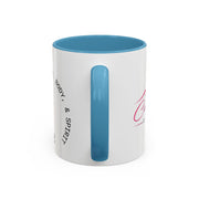 Coach Casey Fitness Accent Coffee Mug — Motivational Workout Coffee Cup (11/15oz)
