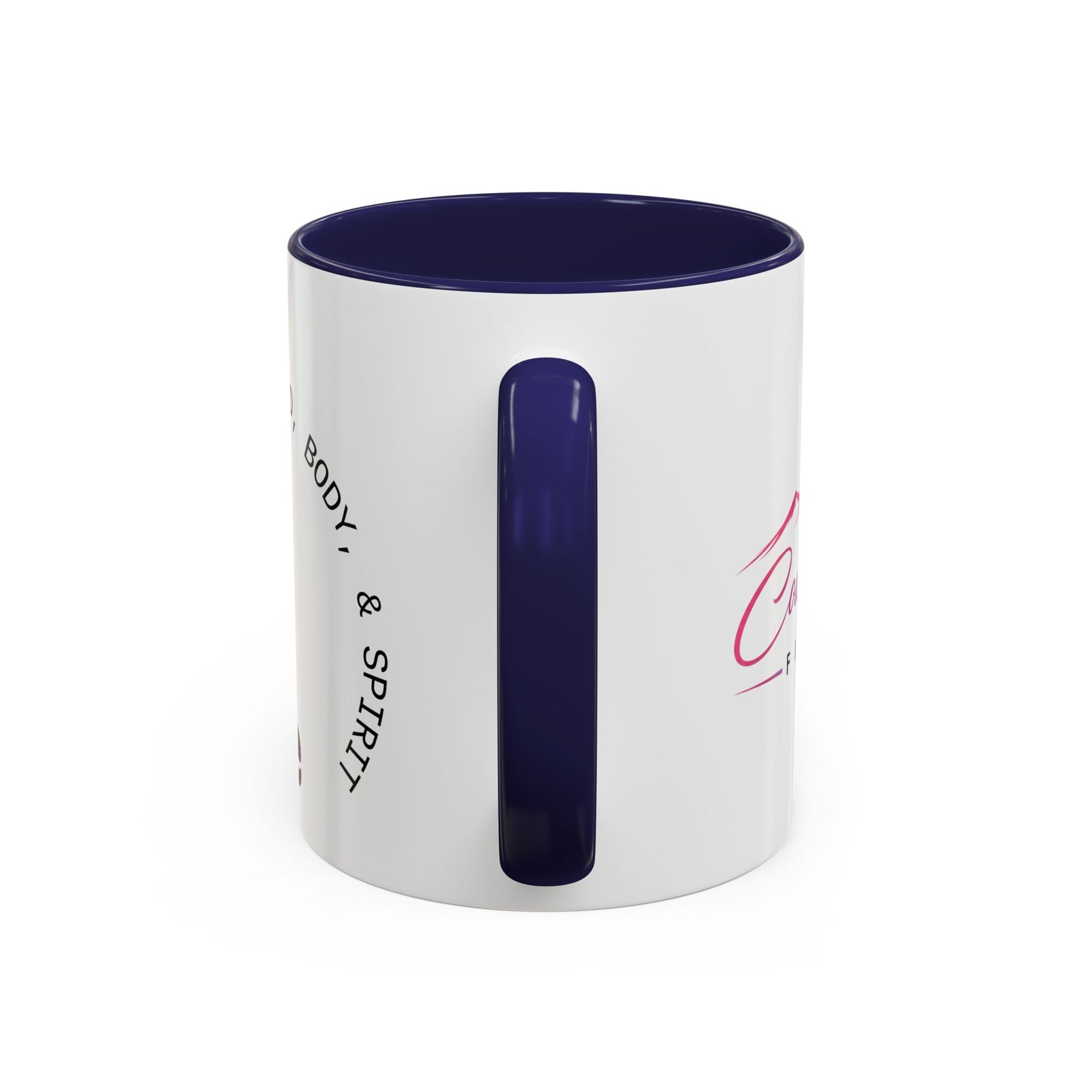Coach Casey Fitness Accent Coffee Mug — Motivational Workout Coffee Cup (11/15oz)