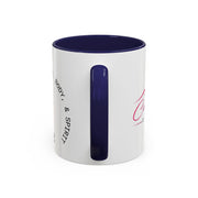 Coach Casey Fitness Accent Coffee Mug — Motivational Workout Coffee Cup (11/15oz)