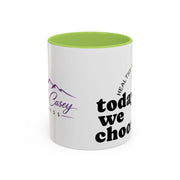 Coach Casey Fitness Accent Coffee Mug — Motivational Workout Coffee Cup (11/15oz)