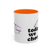 Coach Casey Fitness Accent Coffee Mug — Motivational Workout Coffee Cup (11/15oz)