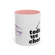 Coach Casey Fitness Accent Coffee Mug — Motivational Workout Coffee Cup (11/15oz)