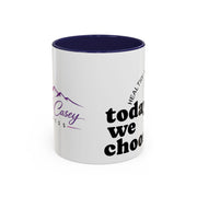 Coach Casey Fitness Accent Coffee Mug — Motivational Workout Coffee Cup (11/15oz)